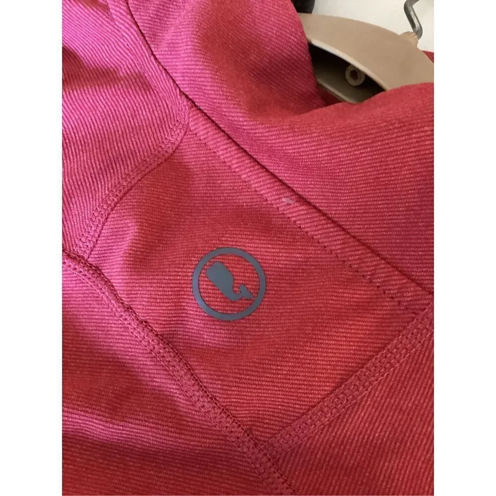 Vineyard Vines Performance 1/4 Zip Sz 2XL Pullover Red Golf